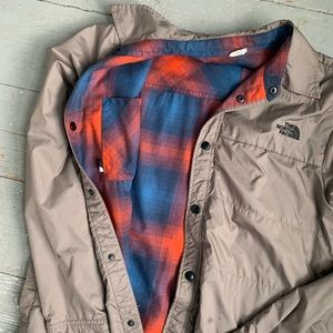 North Face Reversible Rain/Flannel Jacket
